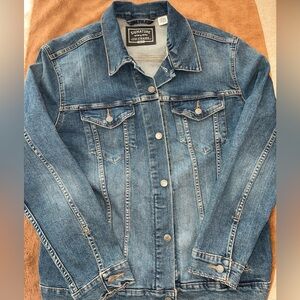 Signature Gold by Levi Strauss Blue Denim Jacket sz Large men or women button up